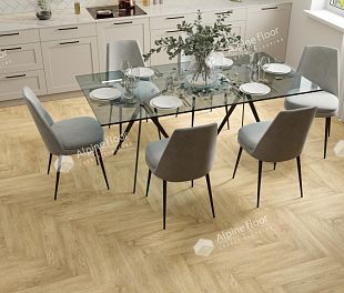 Кварцвинил Alpine floor Плитка Дуб Ваниль Селект ECO16-3