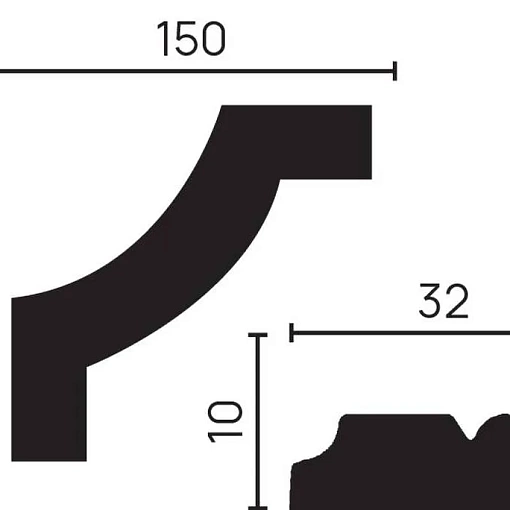 Декоративный уголок C1-DD603