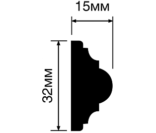 Молдинг HIWOOD D32V1