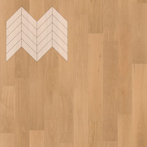 Паркет Елка Французская Lab Arte Chevron Дуб Рустик Флора лак 600/475х125х14/3/45°