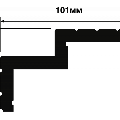 Карниз HIWOOD A101