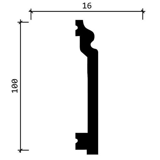 Плинтус DD701