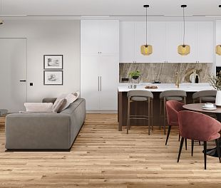 Кварцвинил SPC Ламинат DAMY FLOOR Family Дуб Изысканный