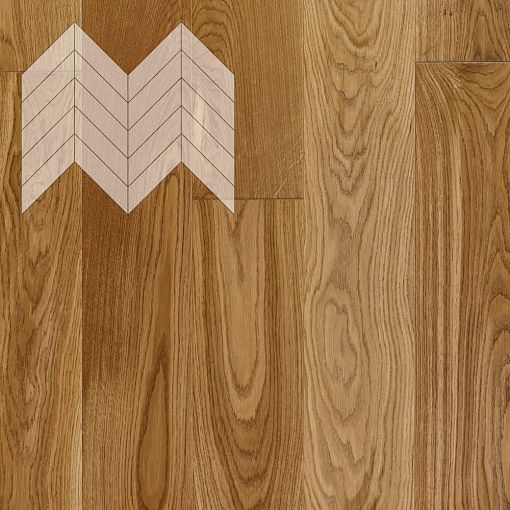 Паркет Елка Французская Lab Arte Chevron Дуб Натур лак без браша 600/475х125х14/3/45°
