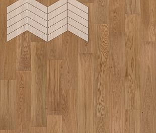 Паркет Елка Французская Lab Arte Chevron Дуб Натур Прозрачное масло 400/348х90х14/3/60° в магазине напольных покрытий «Стильный пол»