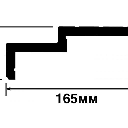 Карниз HIWOOD A165L