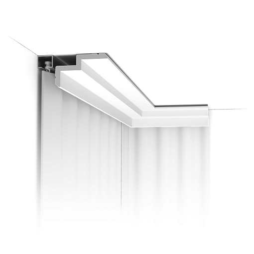 Скрытый карниз для штор C390 STEPS