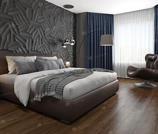 Кварцвинил SPC ламинат Дуб шоколадный ABA ECO 7-18 MC