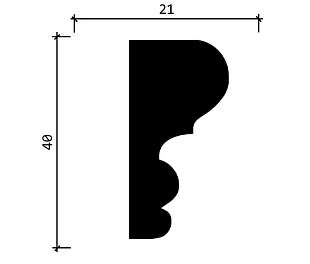 Молдинг DD608