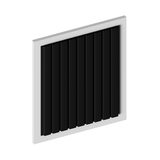 Декоративная панель HIWOOD LV124 BK