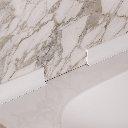 Плинтус PL001, 40х12, 2000мм, Экополимер/50