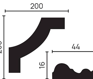 Декоративный уголок C1-DD400