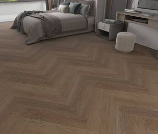 Кварцвинил ПВХ Покрытие Calitex Elementals Collingwood Herringbone Click XES803 600x150x4 (1,800 м2)