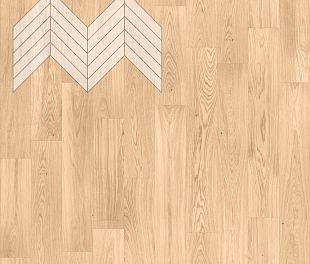 Паркет Елка Французская Lab Arte Chevron Дуб Рустик Блонд лак 600/510х90х14/3/45° в магазине напольных покрытий «Стильный пол»