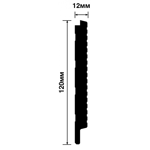 Декоративная панель HIWOOD LV127L BR490