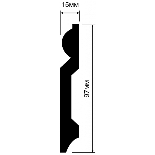 Плинтус HIWOOD B97