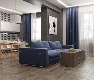 Кварцвинил Alpine floor LVT плитка Дуб Исида ECO 16-15
