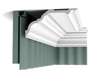 Скрытый карниз для штор C340 NOBLESSE