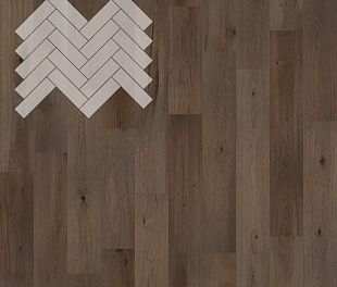 Паркет Елка Английская Lab Arte Angle Дуб Натур Кайт лак 500х150х14/3 в магазине напольных покрытий «Стильный пол»