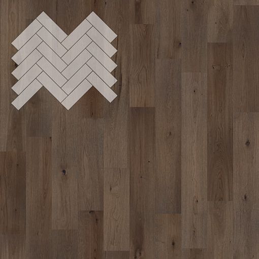 Паркет Елка Английская Lab Arte Angle Дуб Натур Кайт лак 500х150х14/3