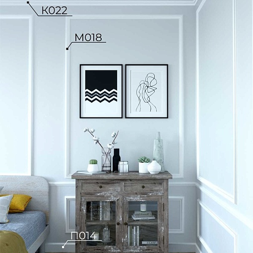 Плинтус PX014, 99х20, 2000мм, Экополимер/6