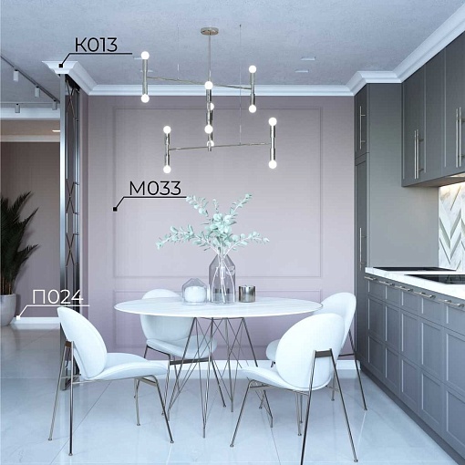 Карниз KX013, 95х75, 2000мм, Экополимер/18