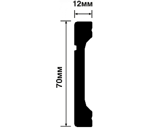Плинтус HIWOOD B70V1L