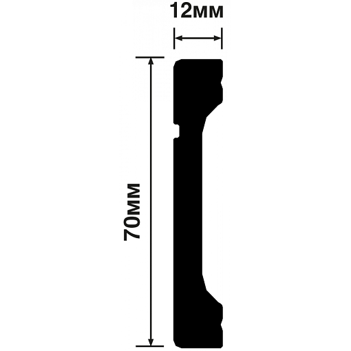 Плинтус HIWOOD B70V1L