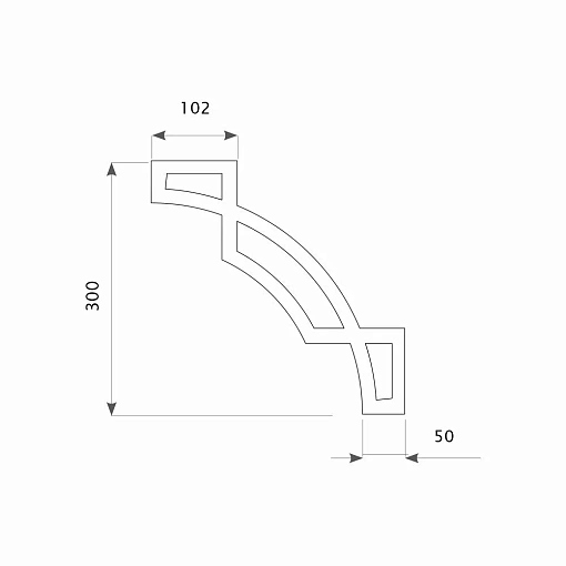 3D орнамент, арт.12, грунт