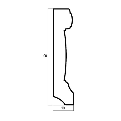 166-767 Плинтус 90, Античная медь