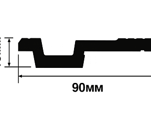 Карниз HIWOOD A90V1