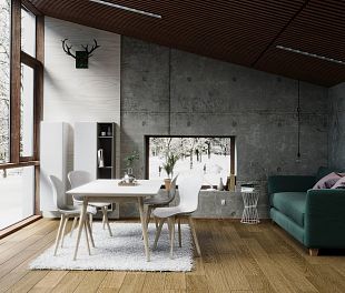 Кварцвинил Усовершенствованная кварц-виниловая LVT плитка DAMY FLOOR Family Дуб Золотой