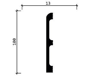 Плинтус DD707
