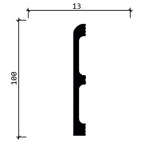 Плинтус DD707