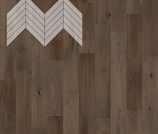 Паркет Елка Французская Lab Arte Chevron Дуб Селект Кайт лак 600/510х90х14/3/45° в магазине напольных покрытий «Стильный пол»