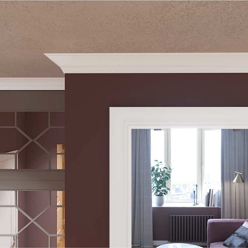 Карниз KX014, 69х69, 2000мм, Экополимер/8