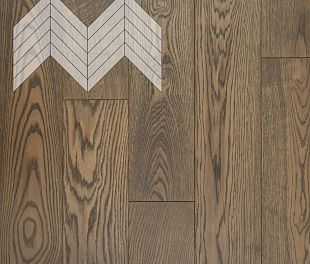 Паркет Елка Французская Lab Arte Chevron Дуб Рустик Ариста лак 600/510х90х14/3/45° в магазине напольных покрытий «Стильный пол»