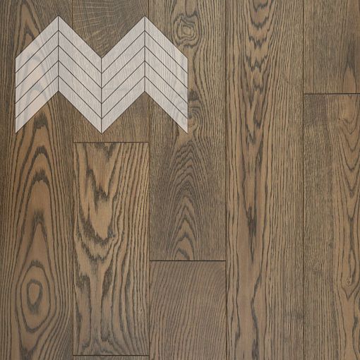 Паркет Елка Французская Lab Arte Chevron Дуб Рустик Ариста лак 600/510х90х14/3/45°