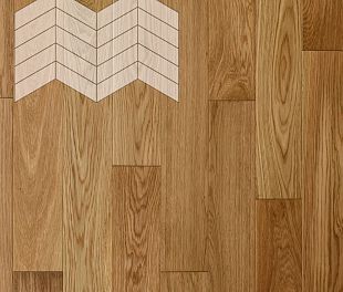 Паркет Елка Французская Lab Arte Chevron Дуб Селект лак без браша 400/337х110х14/3/60° в магазине напольных покрытий «Стильный пол»