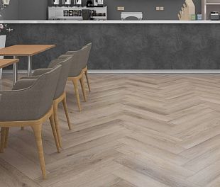 Кварцвинил ПВХ Покрытие Calitex Diamonds Lesatho Herringbone Click DM503 750x150x6 (1,575 м2)