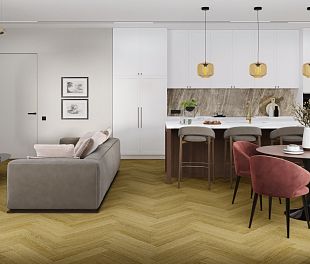 Кварцвинил Усовершенствованная кварц-виниловая LVT плитка DAMY FLOOR London Манчестер