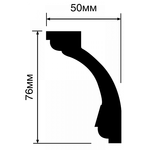 Карниз HIWOOD AL75