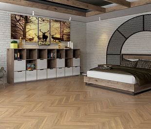Инженерный паркет DAMY FLOOR Натуральный — Французская елочка в магазине напольных покрытий «Стильный пол»