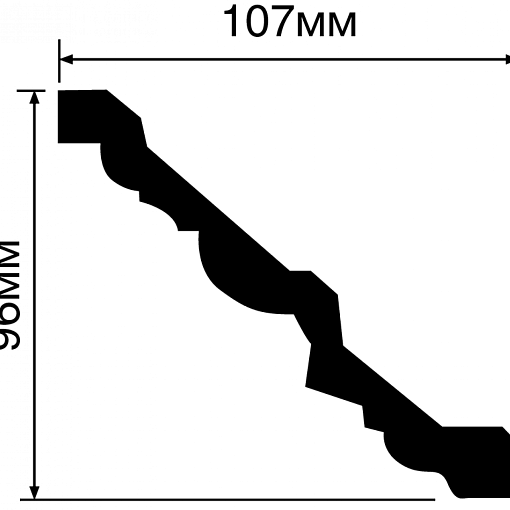 Карниз HIWOOD A145