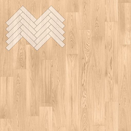 Паркет Елка Английская Lab Arte Angle Дуб Натур Блонд лак 500х110х14/3