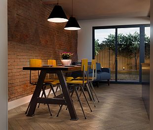 Кварцвинил Усовершенствованная кварц-виниловая LVT плитка DAMY FLOOR London Ноттингем