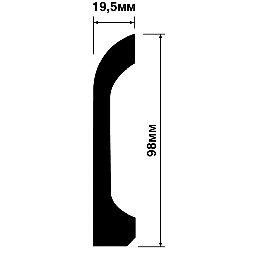 Плинтус HIWOOD B98V1