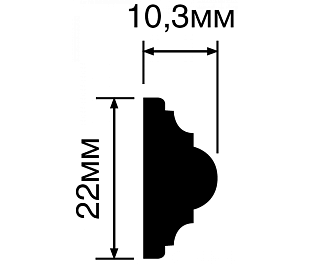 Молдинг HIWOOD D22V1