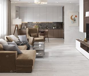 Кварцвинил SPC ламинат Дуб морская пена ABA ECO 7-21 MC