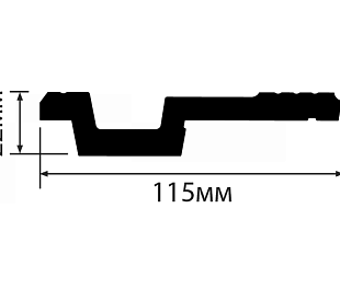 Карниз HIWOOD A115V1